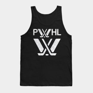 PWHL Distressed white effect Tank Top